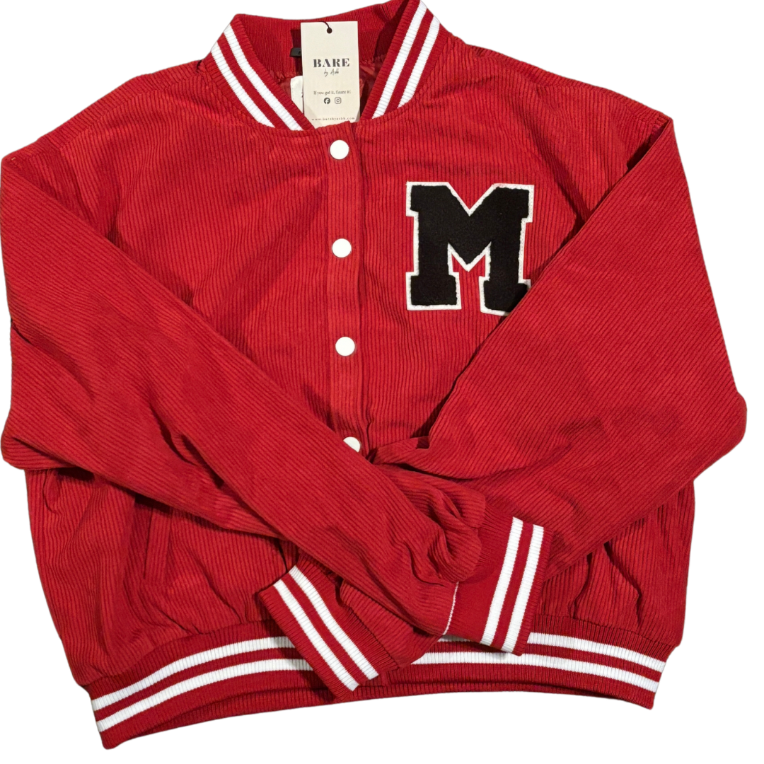 Missy Corduroy Varsity Jacket